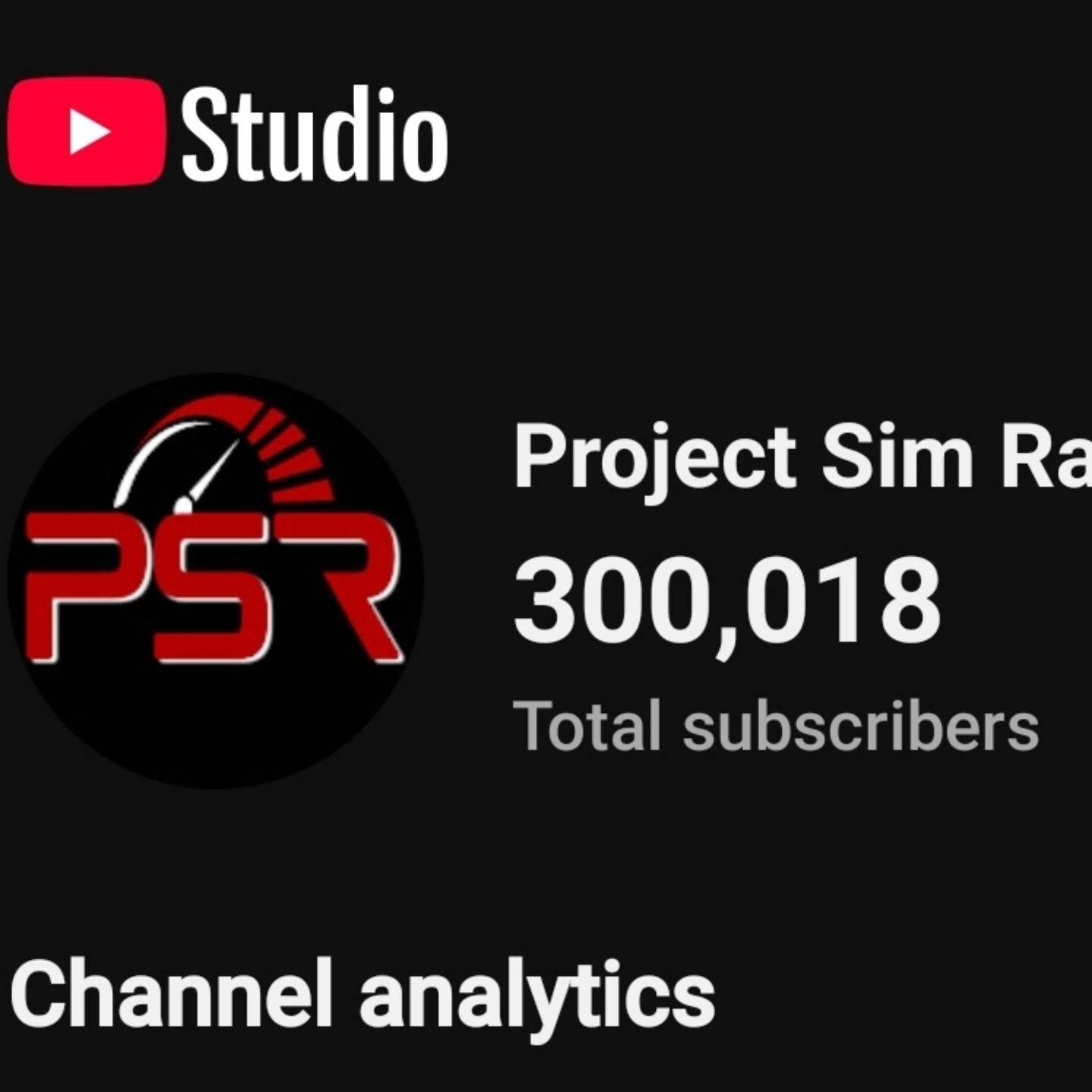 Post from Project Sim Racing