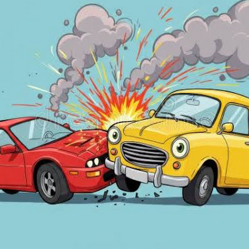 Crazy car crash 🏎️