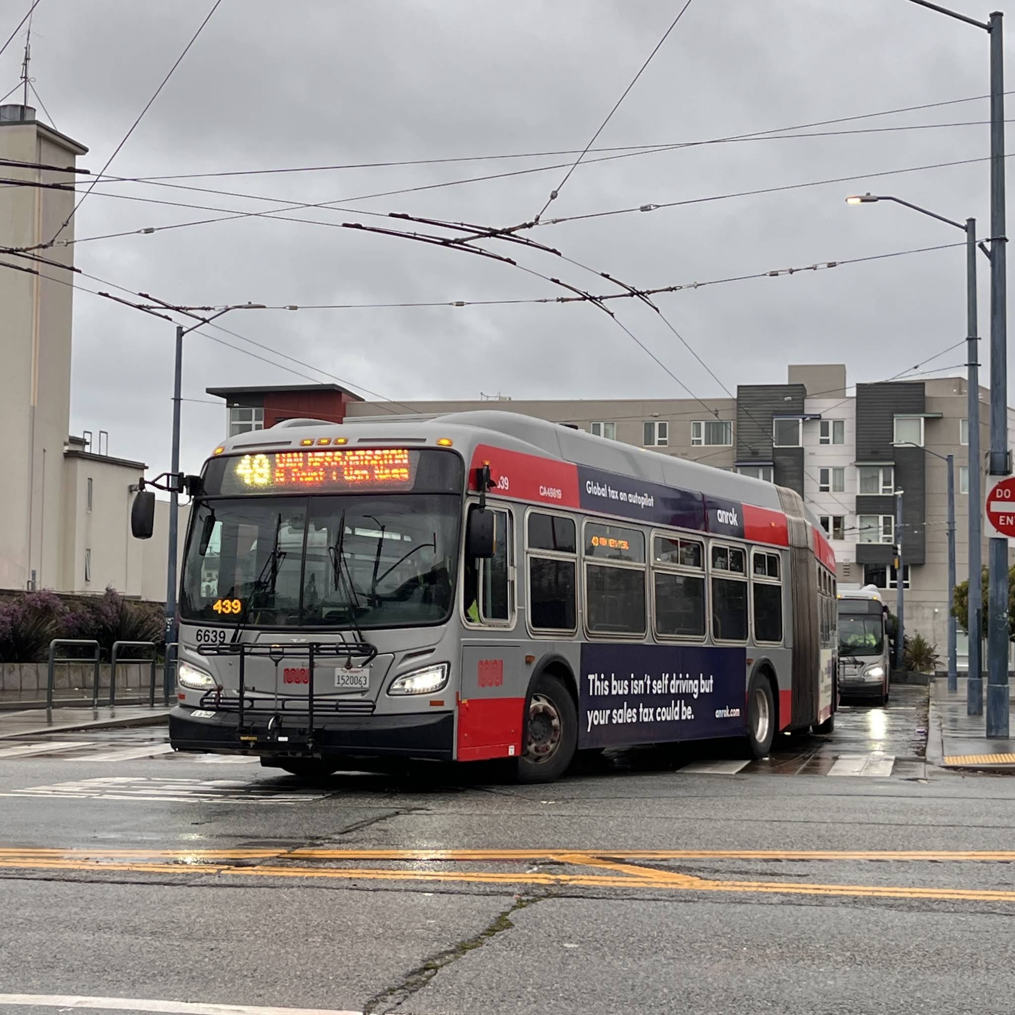 Post from SF Muni Transit Operations