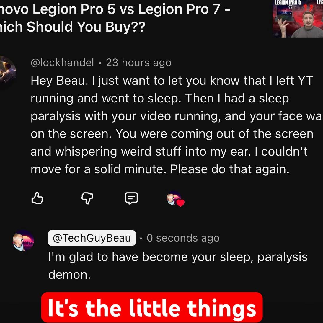 Post from Tech Guy Beau