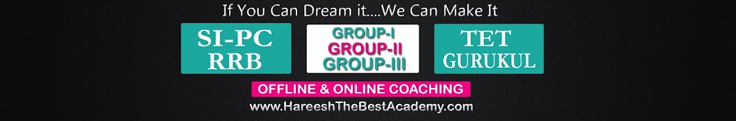 HAREESH THE BEST ACADEMY رمز قناة اليوتيوب