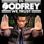 In Godfrey We Trust Podcast logo