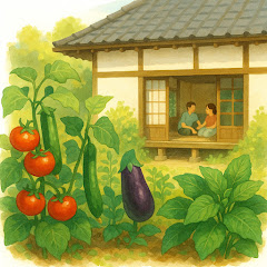 さかなー野菜と古民家ーアイコン画像