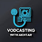 Vodcasting with akhtar logo
