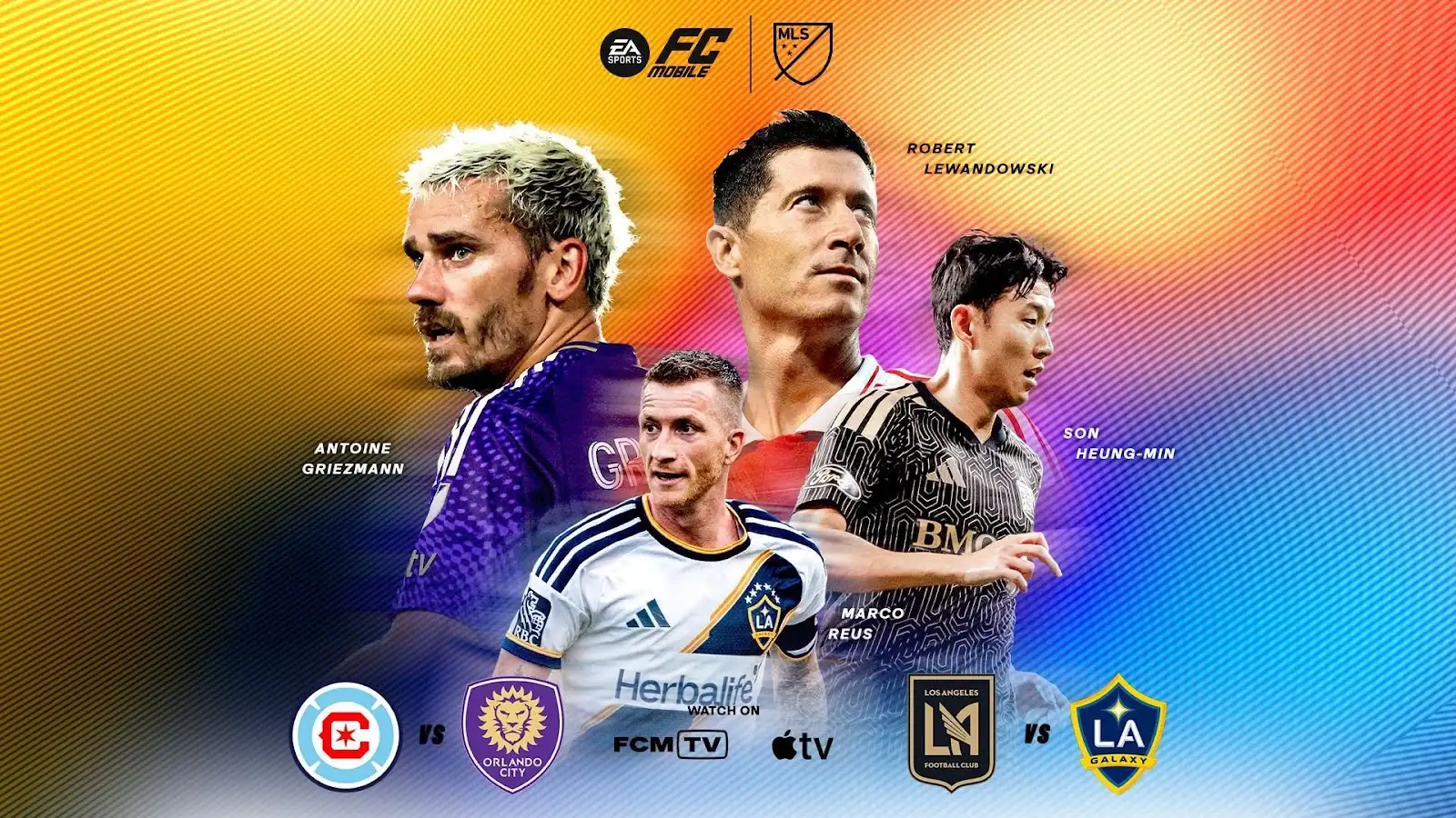 EA SPORTS FC Mobile trasmette in diretta LAFC-LA Galaxy e Chicago Fire-Orlando City