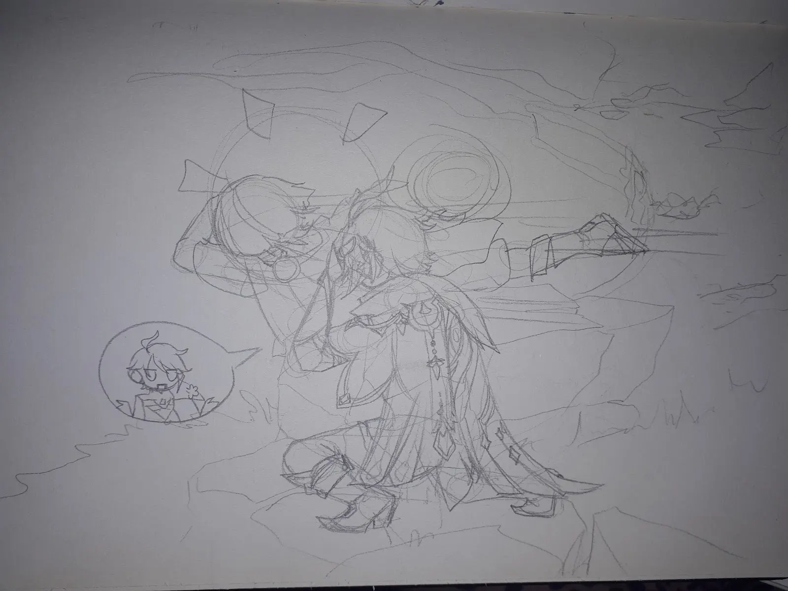 Alhaitham and Wanderer