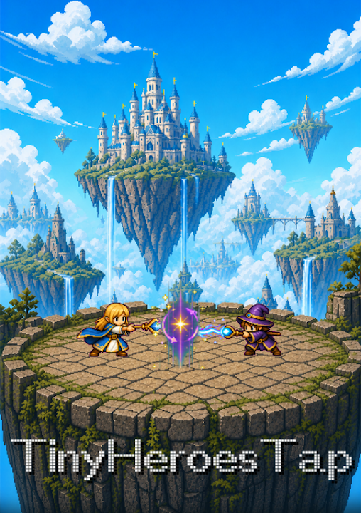 Tiny heroes tap, defeat monsters, collect loot! — cover art