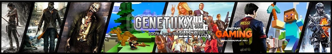 GENETiiKx360 | 100% Jeux-VidÃ©o & Actus YouTube channel avatar