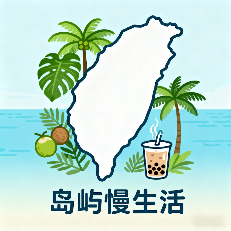 島嶼慢生活 Logo