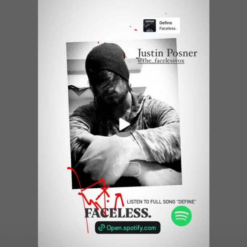 Faceless. Music (Artist) -Justin Posner