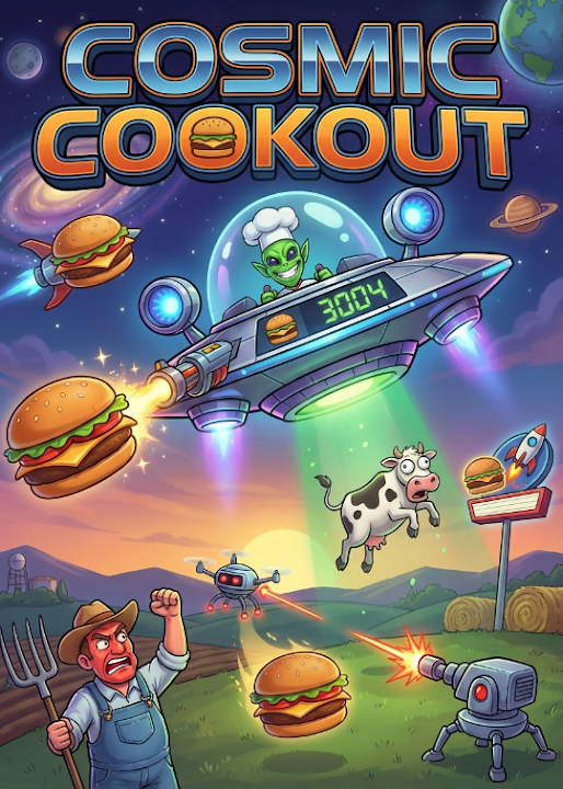 Cosmic Cookout: The Great Cow Heist — cover art