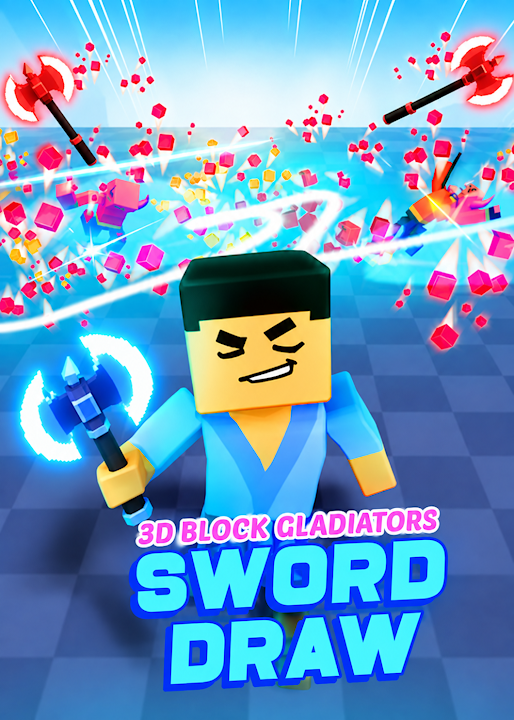 3D Block Gladiator: Sword Draw — cover art