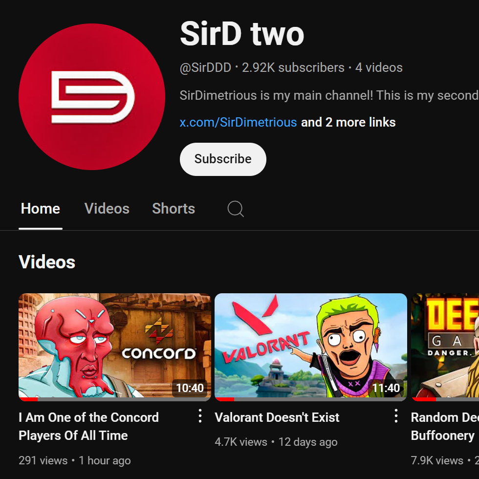 Post from SirDimetrious