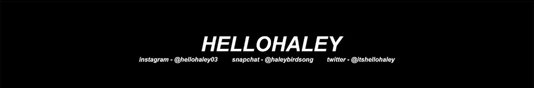 HelloHaley Аватар канала YouTube
