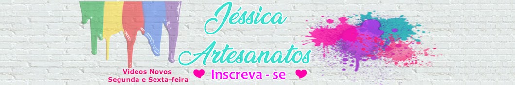 JÃ©ssica Artesanatos YouTube 频道头像