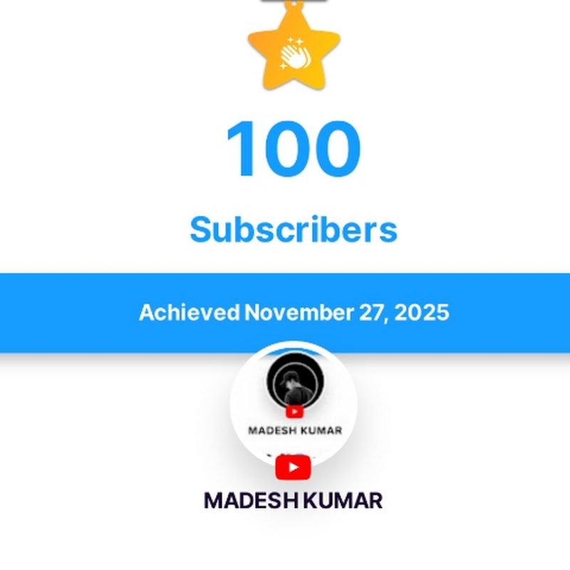 Hire MADESH KUMAR  — Business & Finance YouTube creator for sponsorships