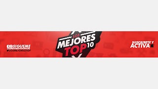 «Los mejores Top 10» youtube banner