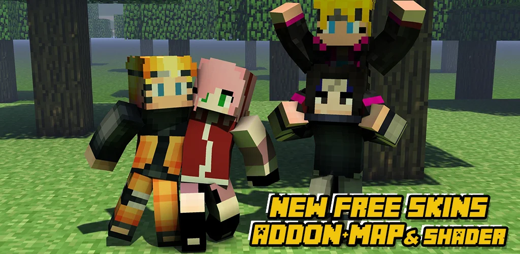 Skins Addon Map Shader Naruto For Mcpe 2021 Apk Download Skin Craftpedia