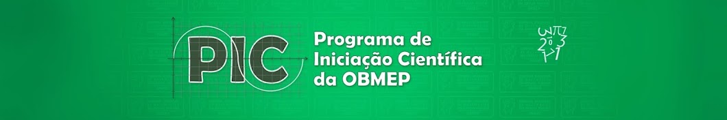 Programa de IniciaÃ§Ã£o Cientifica da OBMEP YouTube channel avatar