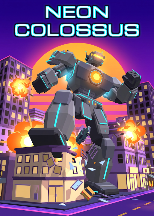 Neon Colossus: Mech City Smash — cover art