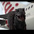 Rexy and Godzilla with planes