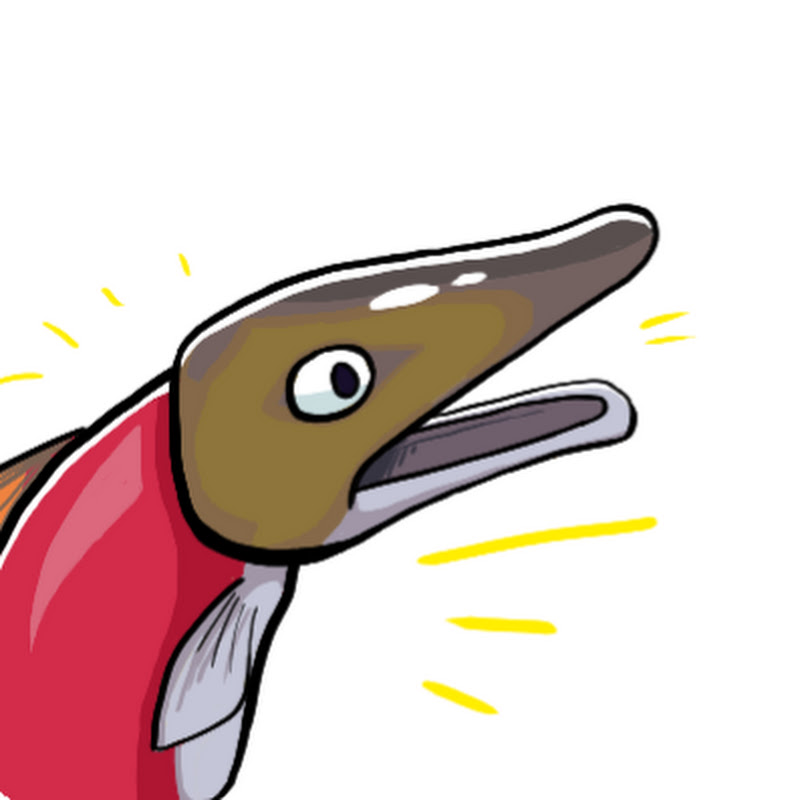 salmon with feet