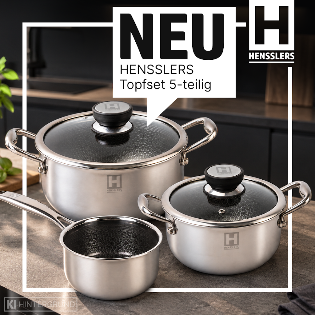 🔥 NEU: UNSER 5-TEILIGES TOPFSET! Drei Töpfe für jede Küche – von der schnellen Sauce bis zur großen Nummer. 🍲 Und das Beste: Im neuen Set spart ihr 26 % und
