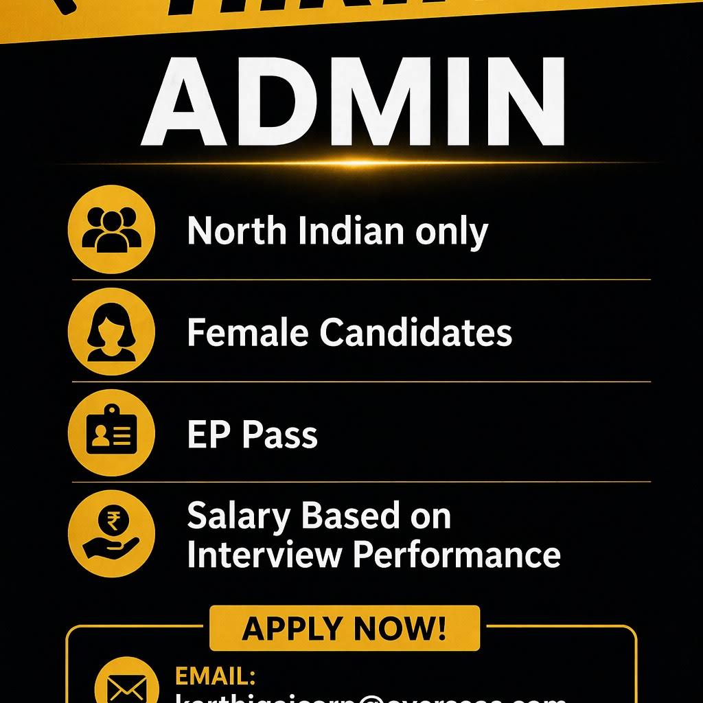 Post from SINGAPORE JOBS 🔥