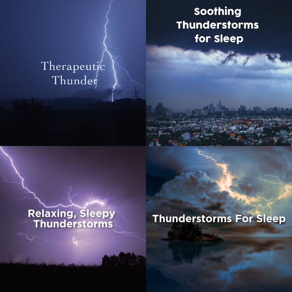 Thunderstorm Sounds For Sleep // Relaxing Rain Storm Insomnia Thunderstorms Cosy Sleeping Thunder