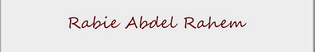 Rabie Abdel Rahim YouTube 频道头像
