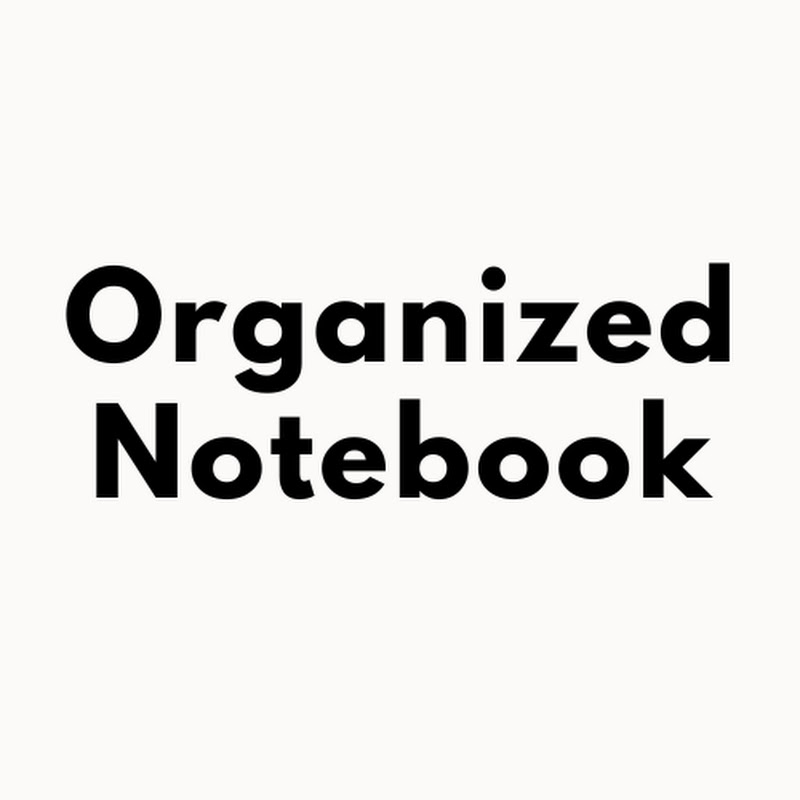 The Organized Notebook Logo