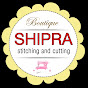 Shipra stitching and cutting logo