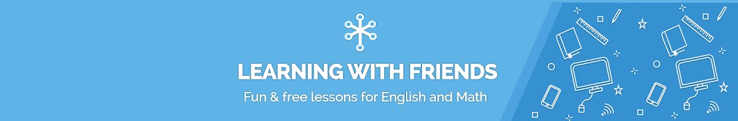 Learning with Friends - Free English & Math lessons ইউটিউব চ্যানেল অ্যাভাটার