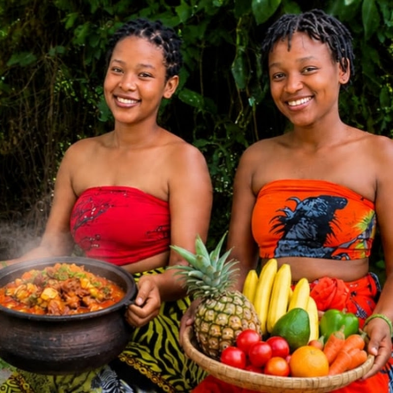 African Girls Living