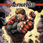 Alpha Red Comic logo