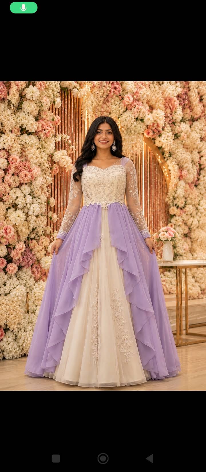 lavender dress for bridal shower 02-0206240A/Lavender (+Slit & Sleeves)  Ava's Bridal Couture