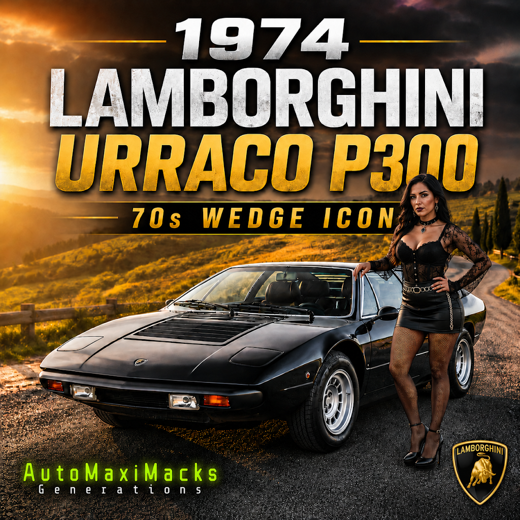 Lamborghini Urraco P300 カタログ YouTube