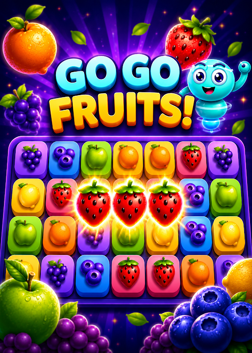 Go Go Fruits! — cover art