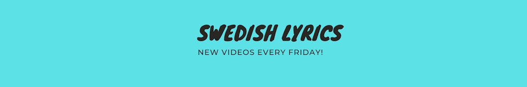 Swedish Lyrics Аватар канала YouTube