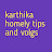 karthika homely tips  and volgs 