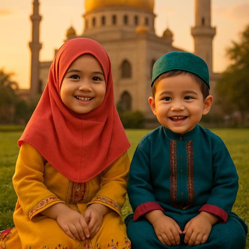 Cute islamic kids