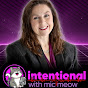 Intentional w/Mic Meow logo