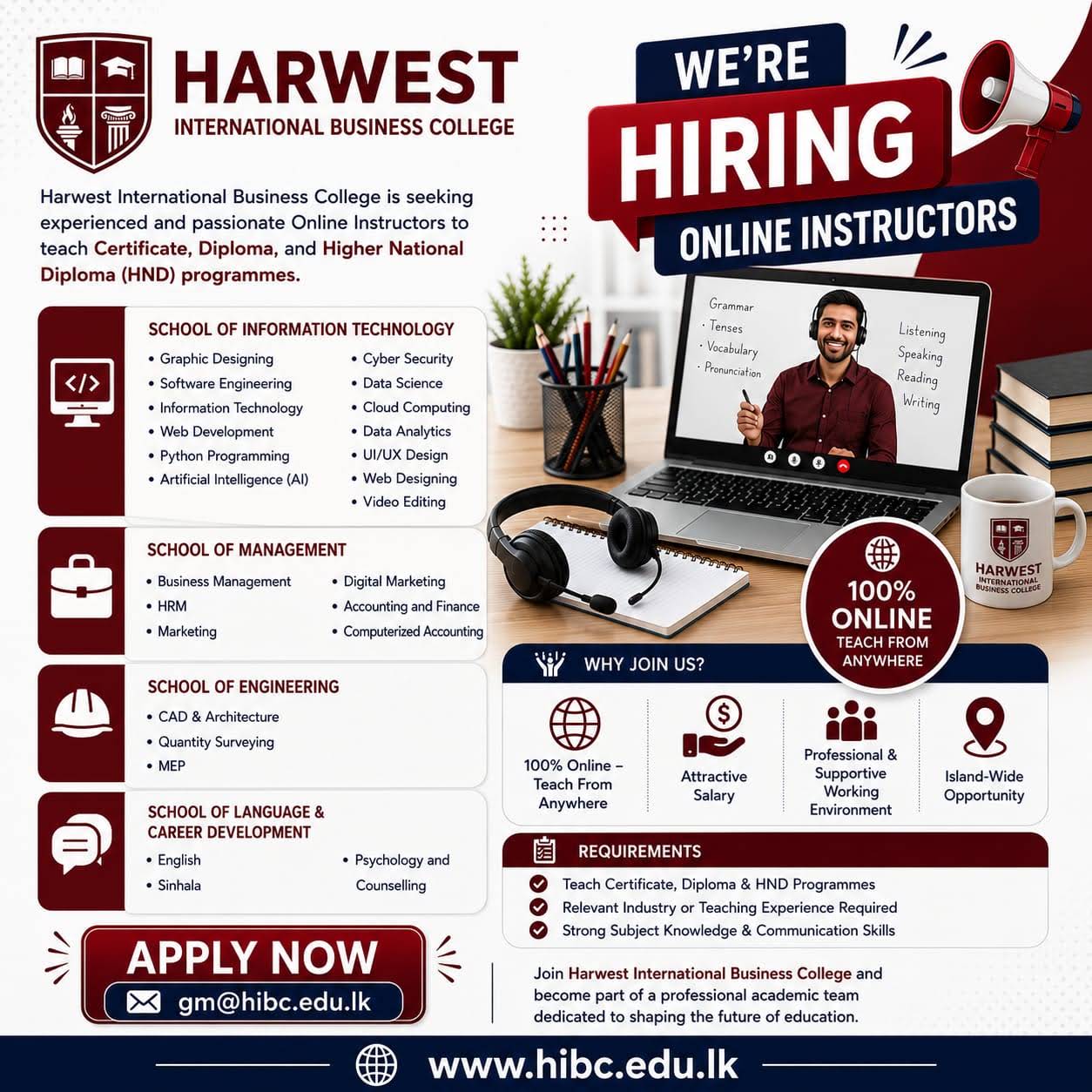 VACANCY POSTER