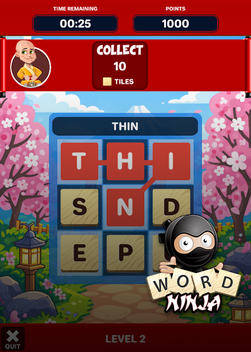 Word Ninja - Word Find Brain Trainer — cover art