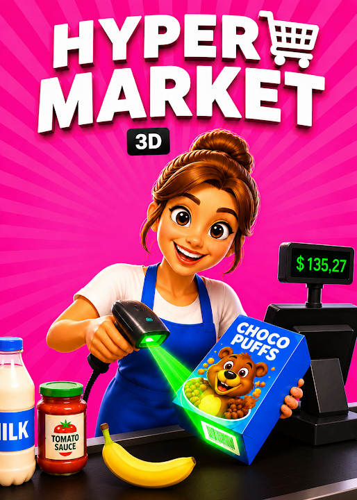 Hypermarket 3D: Store Cashier — cover art