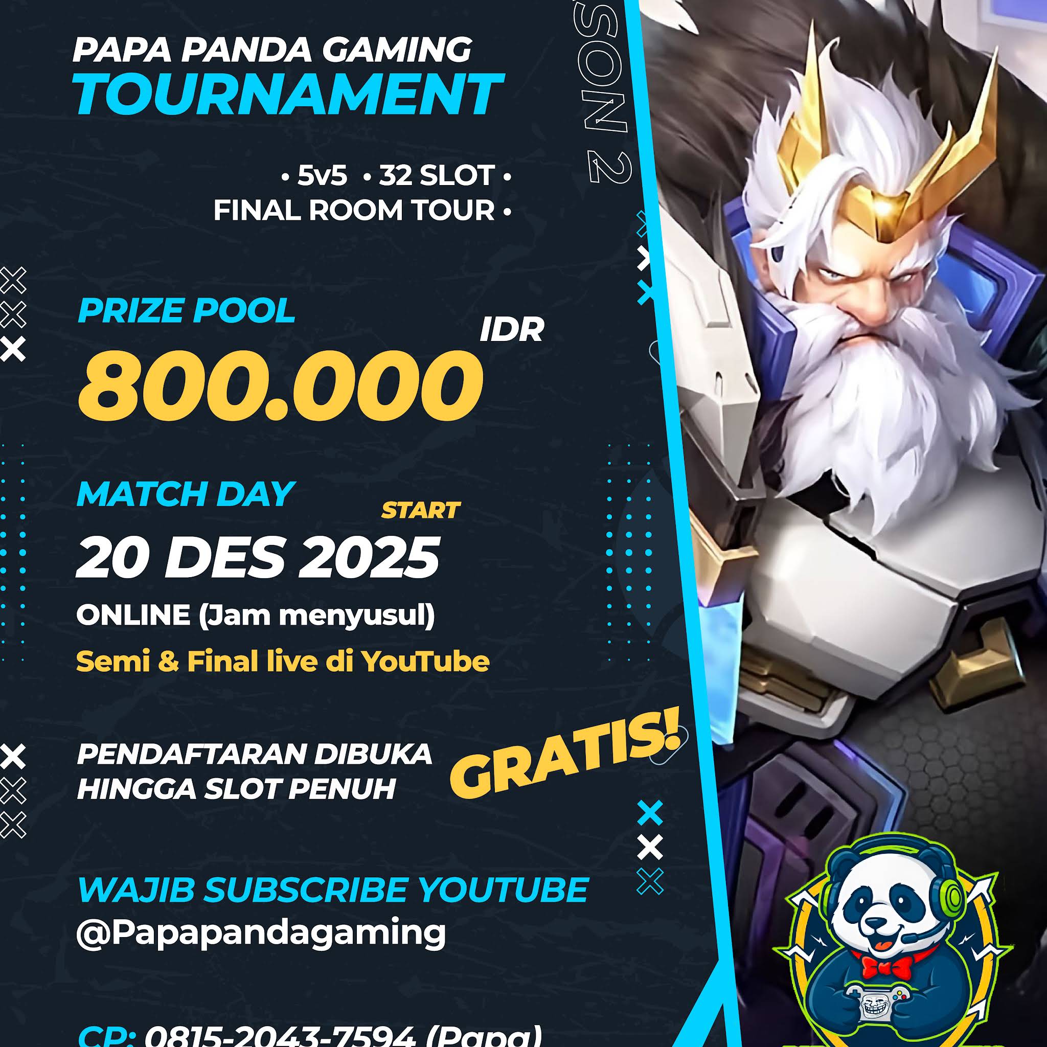 Post from Papa panda
