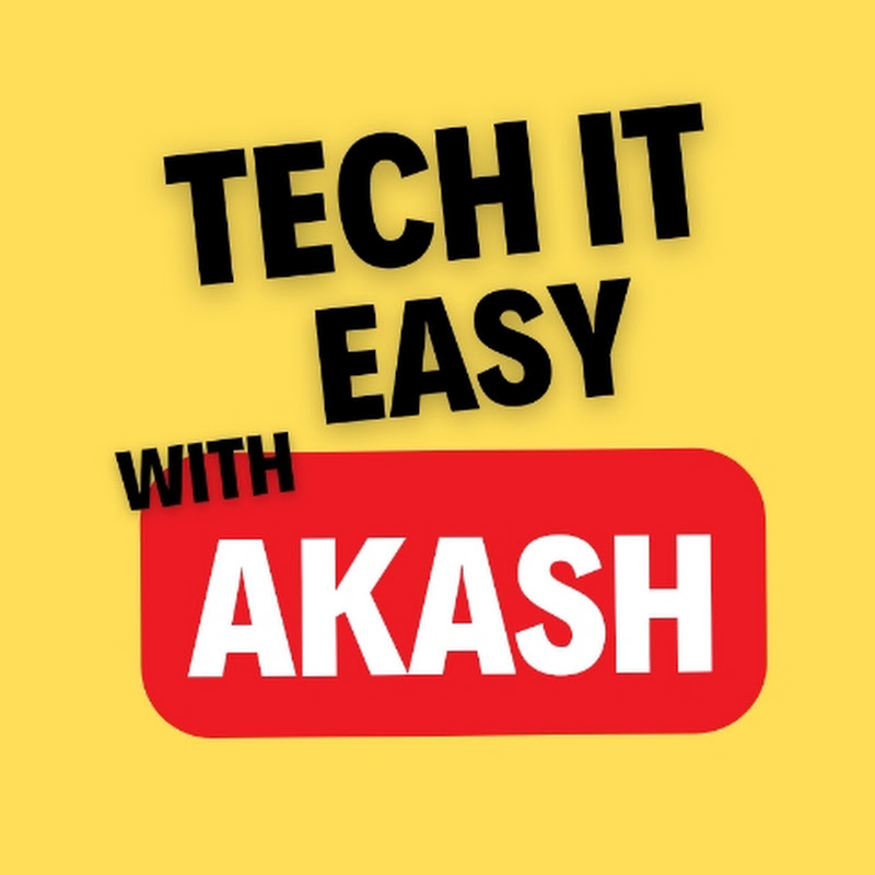 Tech IT Easy With Akash Logo