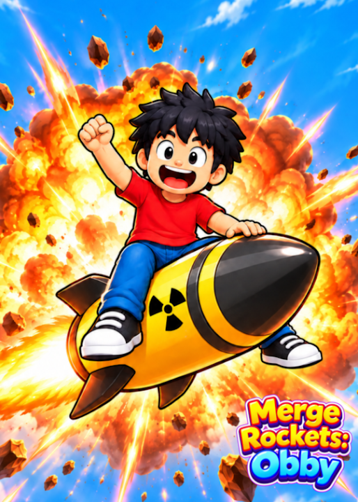 Merge Rockets: Obby — cover art