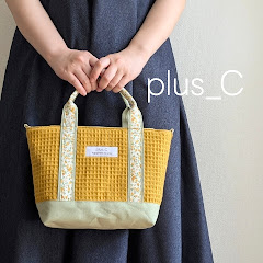 布バッグ専門店「plus_C」~花柄多めの手作り布バッグ~アイコン画像