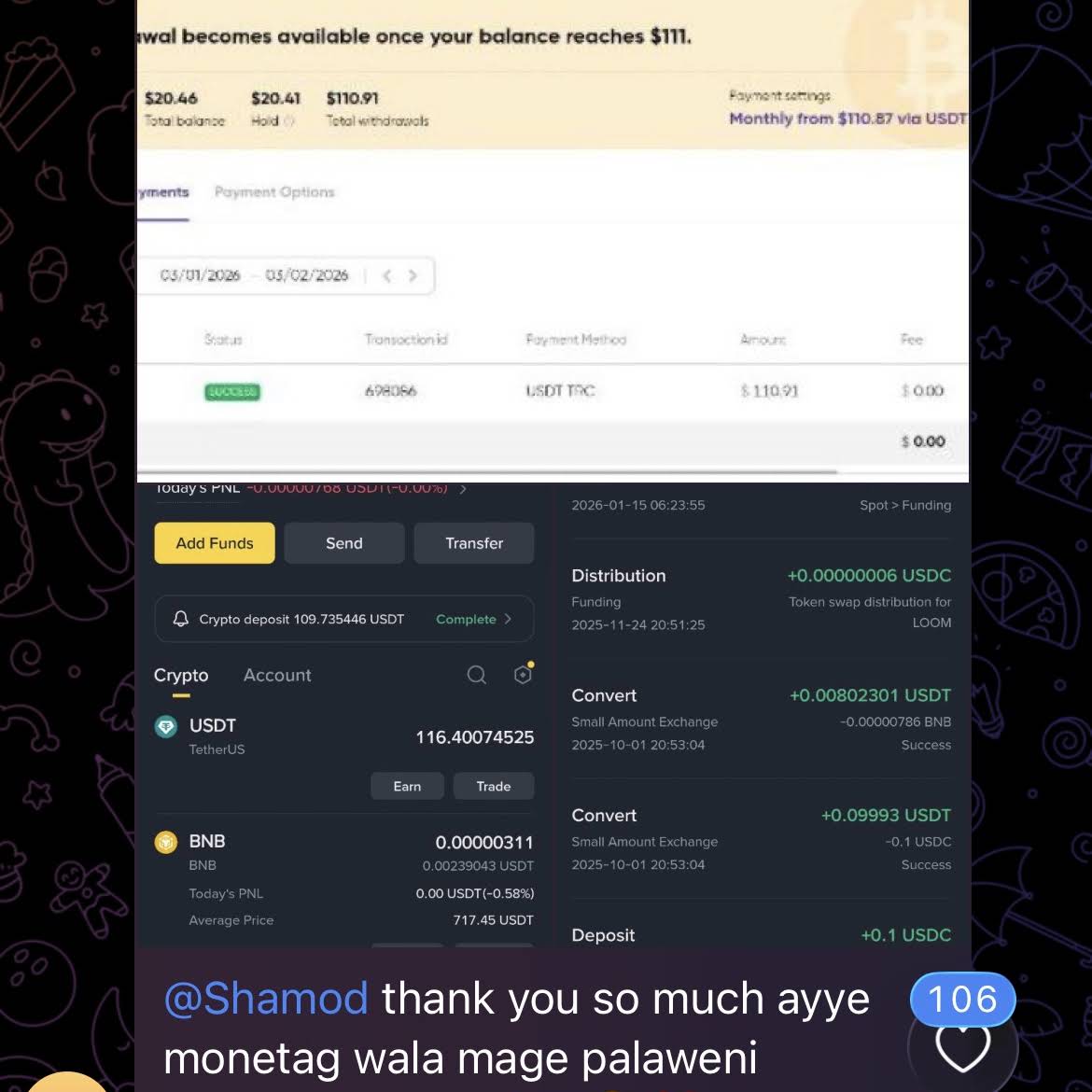 Post from Shamod Firezz